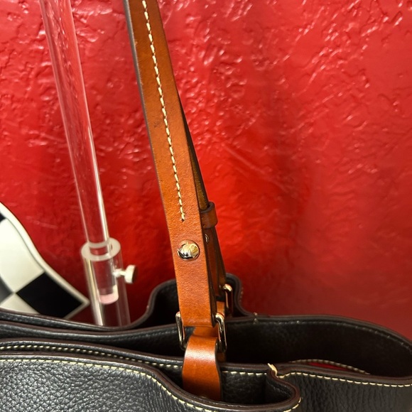 Dooney & Bourke Black Pebbled Leather Tote - Picture 15 of 15